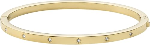 Fossil Armband Für Frauen Sutton, Länge: 61mm X 57mm, Breite: 4mm Gold-Edelstahl-Armband, JF03872710 im Sale