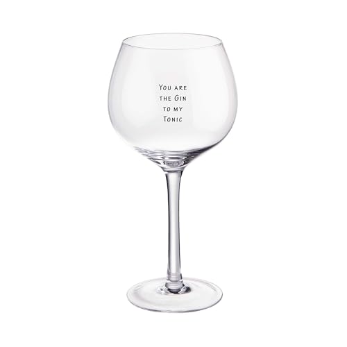 BUTLERS cocktail glasses, (single) Gin glass 500ml made of glass -HAPPY HOUR- ideal as champagne glasses, Margarita glasses, Martini glasses on sale