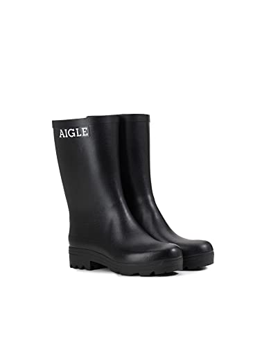 Aigle Herren Atelier Gummistiefel, Schwarz, 41 EU im Sale