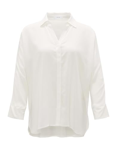 OPUS Damen Dreiviertelarmbluse | Shirtbluse FLAVENA Regular aus softem Material Mix Milk, 38 im Sale
