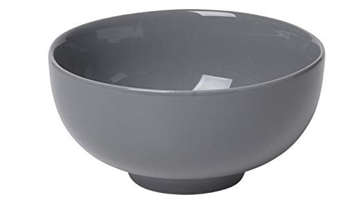 blomus -RO- Porzellan-Schale Size S, eleganter Grauton, bruch- und kratzfest, spülmaschinengeeignet, 400ml, Farbe Sharkskin (64006) im Sale