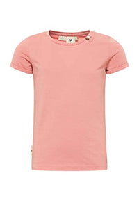 Thumbnail for Ragwear Mädchen Veganes T-Shirt 'EIKA Organic', Rundhalsausschnitt, Kurzarm, Logoschriftzug, Dekoknöpfe, Weiches Nachhaltiges Material im Sale