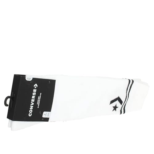 Converse Unisex Socks WHITE/BLACK, white/black, 43 on Sale