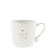 Thumbnail for Bastion Collections Becher mit Henkel SUNSHINE ON MY MIND Keramikbecher weiss Keramikgeschirr BC Mug Küche gedeckter Tisch, Weiß, RJ/MUG 021 B im Sale