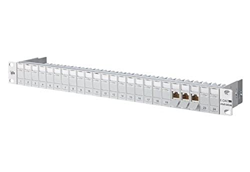 METZ BTR E-Dat 24x8 Patchfeld (24 Ports) grau im Sale