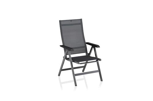 Kettler Basic Plus Premium Multipositionssessel, anthrazit/lakritz, Alu/Outdoorgewebe, 0102401-7000 im Sale