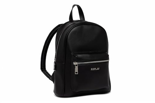 Replay Damen Rucksack aus Kunstleder, Schwarz (Black 098), Onesize im Sale