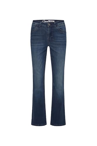 SOCCX Damen Flared Jeans PA:LA Regular Fit Deep Sea 28 30 im Sale