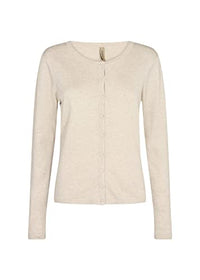 Thumbnail for Soyaconcept Womens SC-Dollie 446 Classic Knit Cardigan Strickjacke, Beige Melange, im Sale