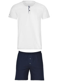 Thumbnail for Trigema Herren 6392041S Pyjamaset, weiss-C2C, im Sale