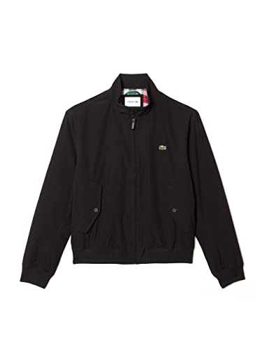 Lacoste Men's Bh0538 Lightweight Jacket, Black, 44 on Sale