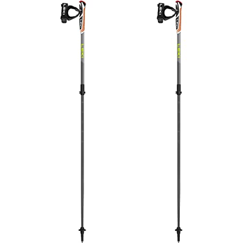 LEKI Spin Shark SL Stöcke, Silvergray-Dark Anthracite, 100-130cm im Sale