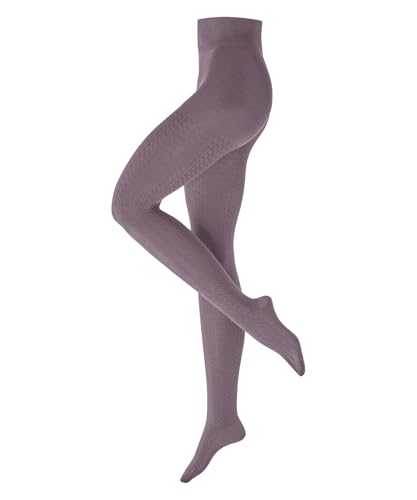 Burlington Damen Strumpfhose Cosy Cottage W Ti Baumwolle Wolle gemustert 1 Stück, Rosa Parrod Red 8840, 42-44 im Sale