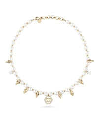 Thumbnail for Philipp Plein Damen Kette Halskette Edelstahl IP Gold RHAPSODY PJ8EA06NU im Sale