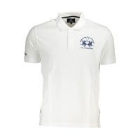 Thumbnail for La Martina Elegantes weißes Baumwoll-Poloshirt für Herren, im Sale