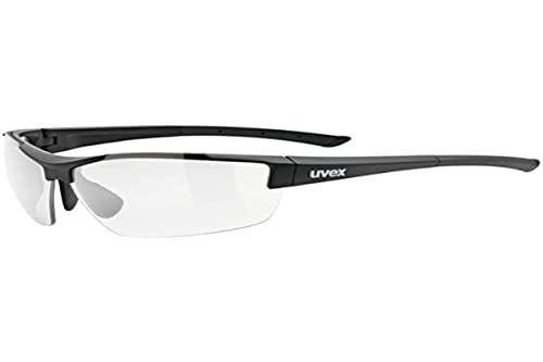 uvex sportstyle 612 VL - Sportbrille für Damen und Herren - selbsttönend - druckfreier Sitz & perfekter Halt - black matt/smoke - one size im Sale