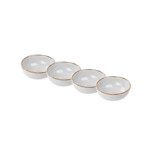 BUTLERS 4er Set Dipschalen 200ml Porzellan -FINCA- Obst- Müslischüssel in Boho Vintage Landhaus Stil | kleine Schale ideal für Fingerfood, Snacks | Mikrowellen- & spülmaschinenfest im Sale