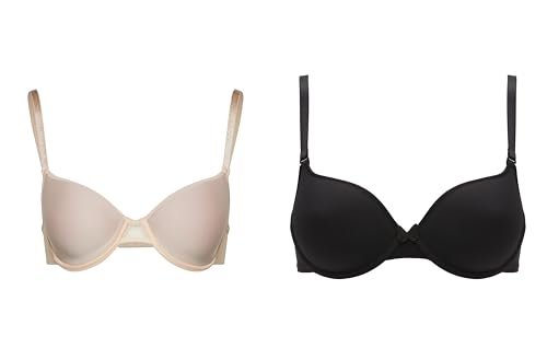 Passionata Damen BH (Mit Bügel) Miss Joy Spacer-BH 4702, Elfenbein (Dune 97), 85C Miss Joy, Bedeckender T-Shirt-BH, Damen Unterwäsche im Sale