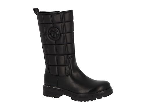 Tom Tailor Women's 4290512 Knee-High Boots, Black, 39 EU on Sale