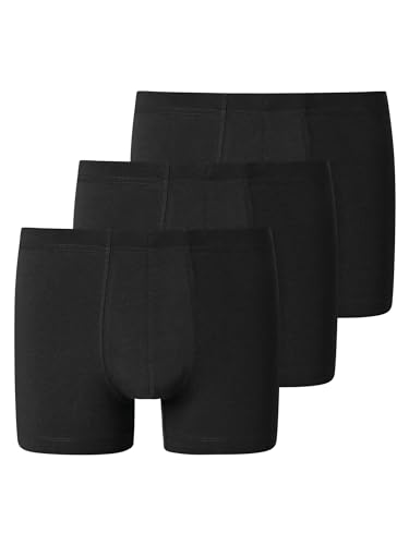Schiesser Herren 3 Pack Unterwäsche Mit Weichem Bund - 95/5 Organic Boxershorts, Schwarz_173988, EU im Sale
