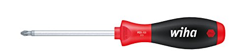 Wiha Schraubendreher SoftFinish Pozidriv mit Rundklinge (00772) PZ2 x 100 mm ergonomischer Griff für kraftvolles Drehen, Allrounder für Industrie und Handwerk im Sale