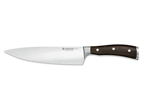 WÜSTHOF Ikon Brotmesser 20 cm, Schwarz,silber im Sale