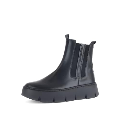 Gabor Damen Chelsea Boots, Frauen Stiefeletten,Best Fitting,Stiefel,Bootee,Booties,halbstiefel,Kurzstiefel,Grey (schwarz),40 im Sale