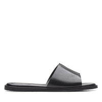 Thumbnail for Clarks Damen Karsea Mule Slide Sandal, Black Leather, 37.5 EU im Sale