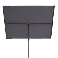 Thumbnail for Doppler Active Balcony Screen Black Edition 170x130cm in Natural I Sun protection for balcony & terrace I Flexible privacy screen I Rectangular & rotatable parasol I Garden umbrella for roof terraces on sale