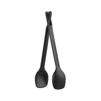 Thumbnail for Fiskars praktisches Salatbesteck, als Löffel oder zusammengesteckt als Zange verwendbar, Länge: 29 cm, Kunststoff, Functional Form, Schwarz, 1014434 im Sale