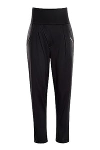 Thumbnail for Winshape Women's Elegant Functional High Waist 7/8-baggy Pants HP303 with Core Waistband Casual Trousers, Black, EU on Sale