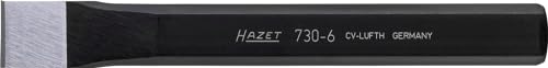 HAZET flat chisel 730-6 | 200 mm | Forged | Fully hardened | Ground chisel edge | For removing material and machining a wide variety of materials on sale