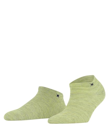 Burlington Damen Sneakersocken Soho Vibes W Sn Baumwolle kurz einfarbig 1 Paar, Grün Peppermint 7663, 36-41 im Sale