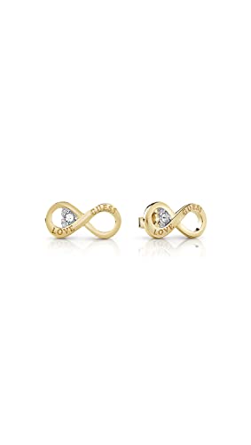 Guess Damen-Ohrstecker Edelstahl Zirkonia One Size Gold 32023455 im Sale