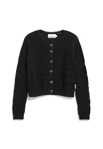 ARMEDANGELS Damen Strickjacke aus Bio-Baumwolle GILAAH Regular Fit Black im Sale