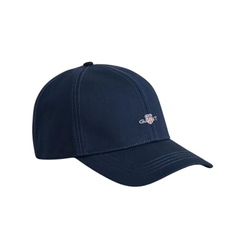 GANT Unisex. HIGH Cotton Twill Cap, Marine, Standard im Sale