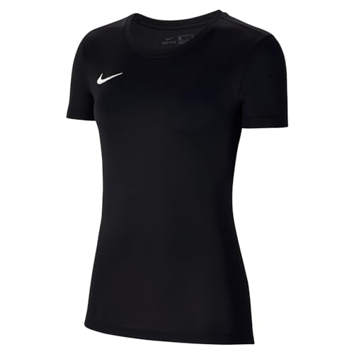 Nike Damen W Nk Df Park Vii Jsy T-Shirt, Black/White, EU im Sale