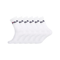 Thumbnail for Fila Men's Sports Socks FILA/AM/TNX6 (6 Pack), White, 43/46 on Sale