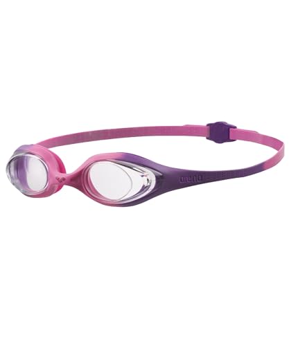 arena Spider Junior Schwimmbrille für Kinder, Schwimmbrille mit Anti-Beschlag und UV-Schutz, Selbstjustierender Nasensteg, Hypoallergene Silikondichtungen im Sale