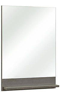 Thumbnail for Pelipal Quickset 328 bathroom mirror panel in graphite texture, horizontal reproduction, 70 cm x 50 cm | Mirror on support plate on sale