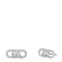 Thumbnail for Michael Kors Premium Kors MK Sterling Silber Pavé Empire Link Ohrstecker für Damen, MKC1657CZ040 im Sale
