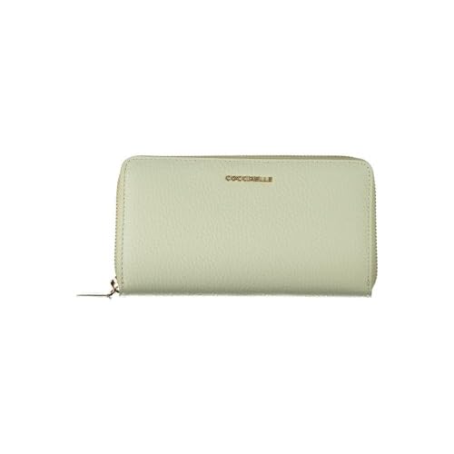 Coccinelle Metallic Soft - Wallet 7cc 18 cm celadon green