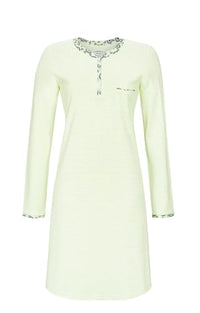 Thumbnail for Ringella nightdress with short button placket color Green Tea, on sale
