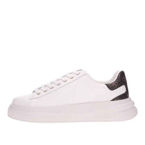 GUESS Herren ELBA CARRYOVER Sneaker, Weiß, EU im Sale