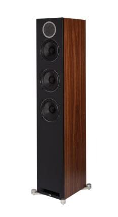 ELAC Debut Reference DFR52 floorstanding loudspeaker, black/wood on sale