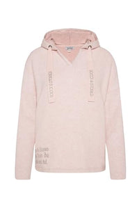Thumbnail for SOCCX Damen Kapuzenpullover aus Flauschstrick Rose Blush im Sale