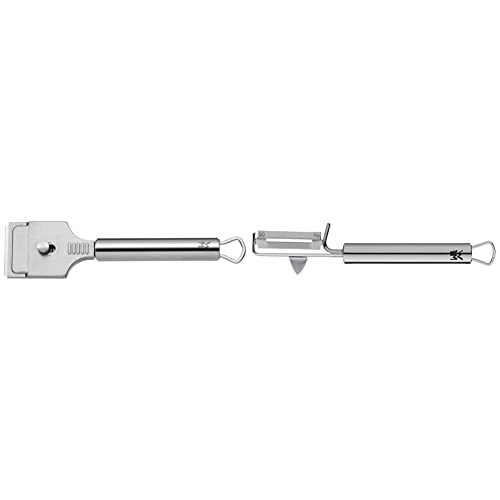 WMF Profi Plus Kochfeldschaber 19,5 x 5 cm & Profi Plus Kartoffelschäler Pendelklinge 19 cm, Pendelschäler einschneidig, Gemüseschäler, Cromargan Edelstahl teilmattiert, spülmaschinengeeignet im Sale