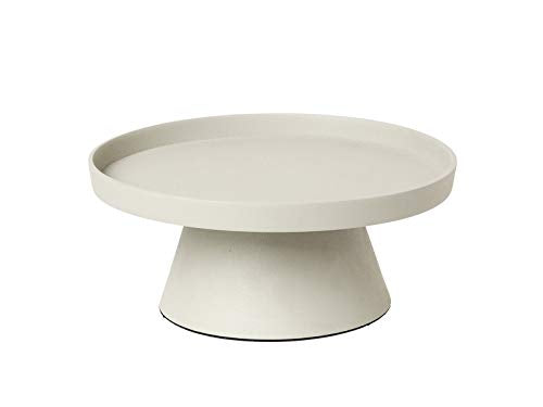 broste Copenhagen Copenhagen Holger Kerzenplatte Aluminium Sand, Maße: 24cm x 11cm, 71177621 im Sale
