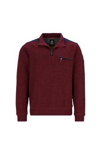 hajo Troyer sweatshirt in all-over structure on sale