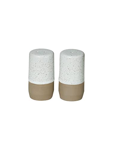 ASA Caja Salz und Pfefferstreuer aus Steinzeug in der Farbe Nude-Terracotta, Maße: 3cm x 3cm x 6,4cm, 28390101 im Sale